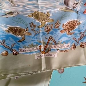 VINTAGE Hermes Scarf  NEVER USED